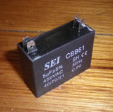 5.0uF 450Volt Motor Start/Run Capacitor - Part # CAC5UF