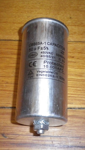 50uF 450Volt Motor Start/Run Capacitor - Aluminium Can Type - Part # CAP050A-1