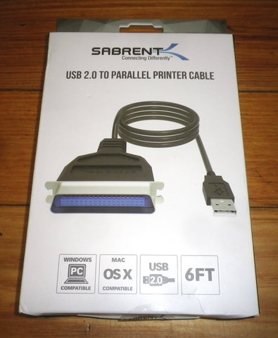 Sabrent USB to Centronics 36pin Parallel Printer Conversion Cable - Part # CB-CN36