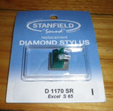Excel S65 Compatible Turntable Stylus - Stanfield Part # D1170SR
