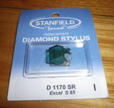 Excel S65 Compatible Turntable Stylus - Stanfield Part # D1170SR