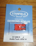 Audio Technica ATN14 Compatible Elliptical Turntable Stylus - Stanfield Part # D1269E