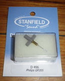 Philips GP204, GP205 Compatible Turntable Stylus. - Part No. D496SR