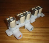 Used Samsung WA455DTHDWR 240VAC 5way Inlet Valve - Part # DC97-15459KSH2