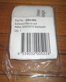 Nilfisk GD5, GD10 Backpack Vacuum Exhaust Filter (Pkt3) - Part # EXH-GD5