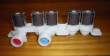 Used Fisher & Paykel WL8060P1 24Volt 5way Inlet Valve - Part # FP424887PSH
