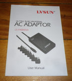 Universal 12-24Volt 90Watt Switchmode Laptop AC Adaptor - Part # LS-PAB90SA