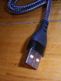 Phone Charging Lead - USB-A to USB-C 1metre M-M Cable - Part # MDC1039BK-1