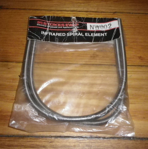 Early New World Dryer Spiral Heating Element (Pr) - Part # NW002