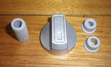 Handy Gas or Electric Stove Silver Control Knob - Part No. OVK058S