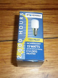 Frosted Pilot Globe 15Watt SES E14 Miniature Pilot - Part # RF034