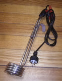 2400Watt 240VAC Handheld Industrial Immersion Heating Element - Part # SG3