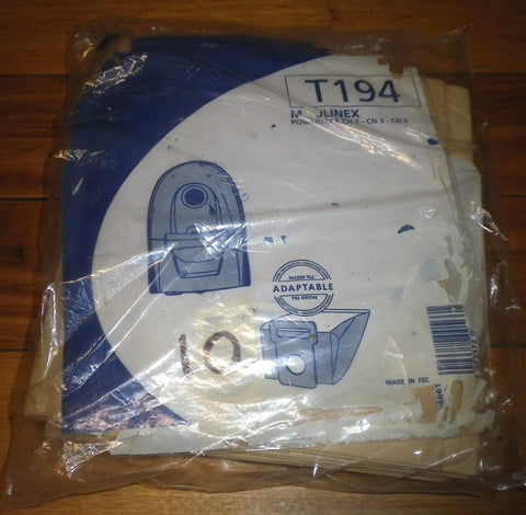 Moulinex Powerstar Vacuum Cleaner Bags (Pkt 10) - Part # T194