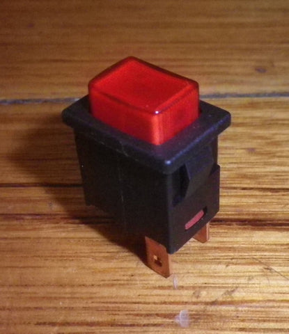 Cleanstar P50 Illuminated SPDT Mains Pushbutton On-Off Switch - Part # V-P50-99
