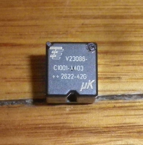 Small 12Volt Relay - SPDT 16VDC, 30Amp Contacts - Part # V23086-C1001-A403