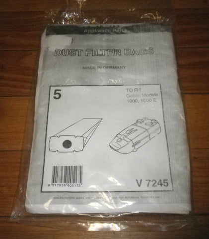 Goblin 1000, 1000E Vacuum Cleaner Bags - Part No. V7245