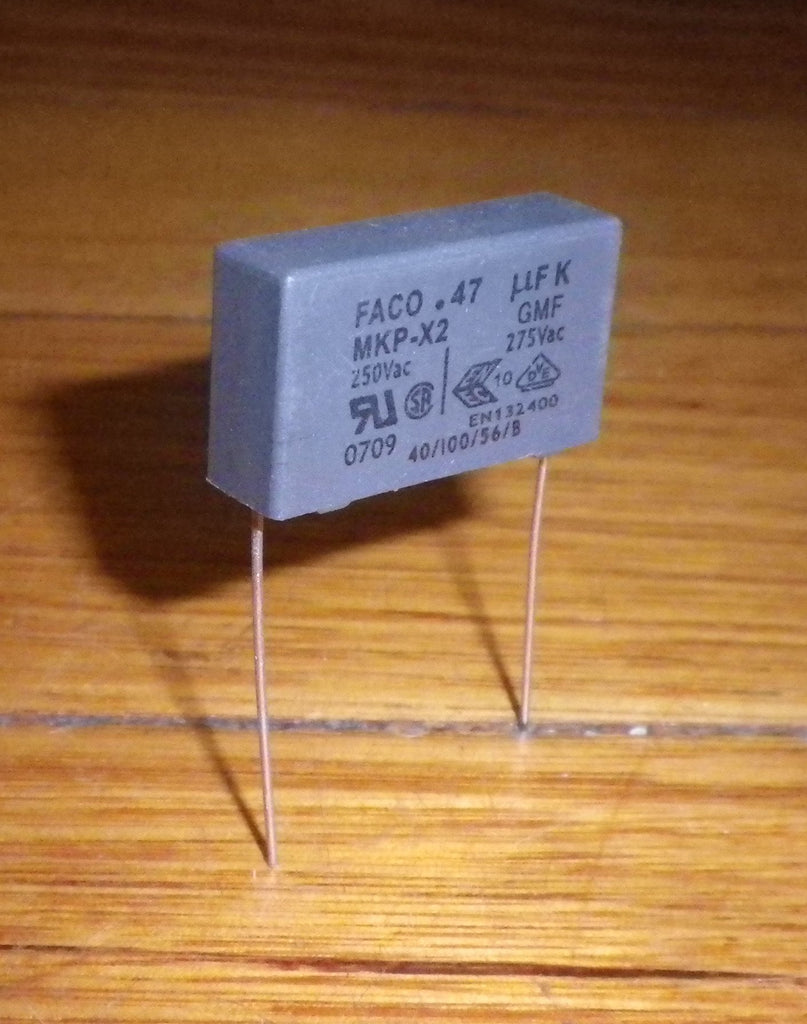 0.47uF 275VAC X2 Mains Suppression Capacitor - Part # XGV.47 | Allfix ...