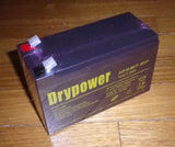 DryPower 12Volt 7.2AH 6.4mm Spade Sealed Lead Acid Battery - Part # 12SB7.2P