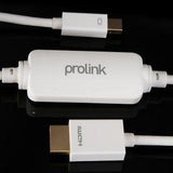 Prolink Quality AV Lead - DisplayPort to HDMI-A Plug, 2mtr - Part # MP340
