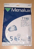 LG, Goldstar V4000 Series Vacuum Bags (Pkt 5) - Menalux Part # T190