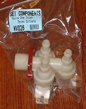 Triple Outlet 10mm Right-Angled Inlet Valve - Part # WV026