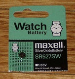 Silver Oxide 1.55Volt Watch Battery - Part # SR527SW
