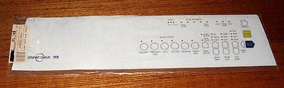 Fisher & Paykel GW701 Front Panel Decal - Part # FP479094P