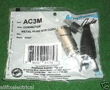 Amphenol 3pin Male XLR Connector - Part # AC3M