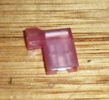 Red Insulated 600V Flag Female 6.3mm Spade Terminals (Pkt 100) # 2-520129-2-100