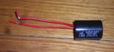 2.5uF 500Volt Motor Run Capacitor with Wires - Part # 2.5SMR500