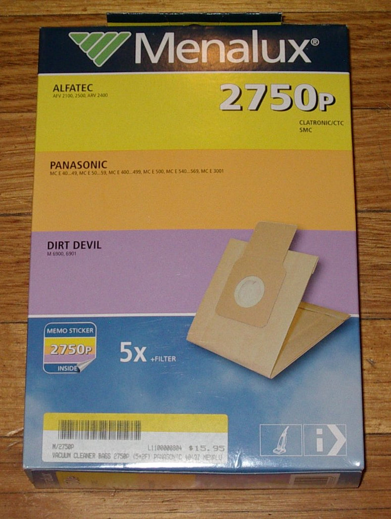 Panasonic Upright MCE40, MCE450, MCE550, MCE3000 Series Vacuum Bag