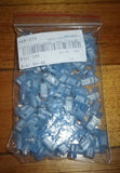 Blue Insulated 600V Flag Female 4.8mm Spade Terminals (Pkt 100) # 3-520339-2-100