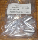 Westinghouse GHP Series Silver Burner Control Knobs (Pkt5) - Part # 305382105K