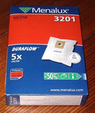 Nilfisk GM500, King & Extreme Hi Filtration Synthetic Vacuum Bags - Menalux 3201