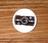 St. George White Stove Control Knob - Part No. 4131W