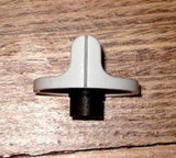 St. George White Stove Control Knob - Part No. 4131W