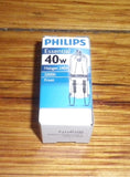 Philips 40Watt 240Volt Frosted Halogen Wedge Globe with G9 Base - Part # 421981