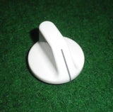 Early Chef White Stove Control Knob with 6.5mm (1/4") D-Shaft - Part # 44886