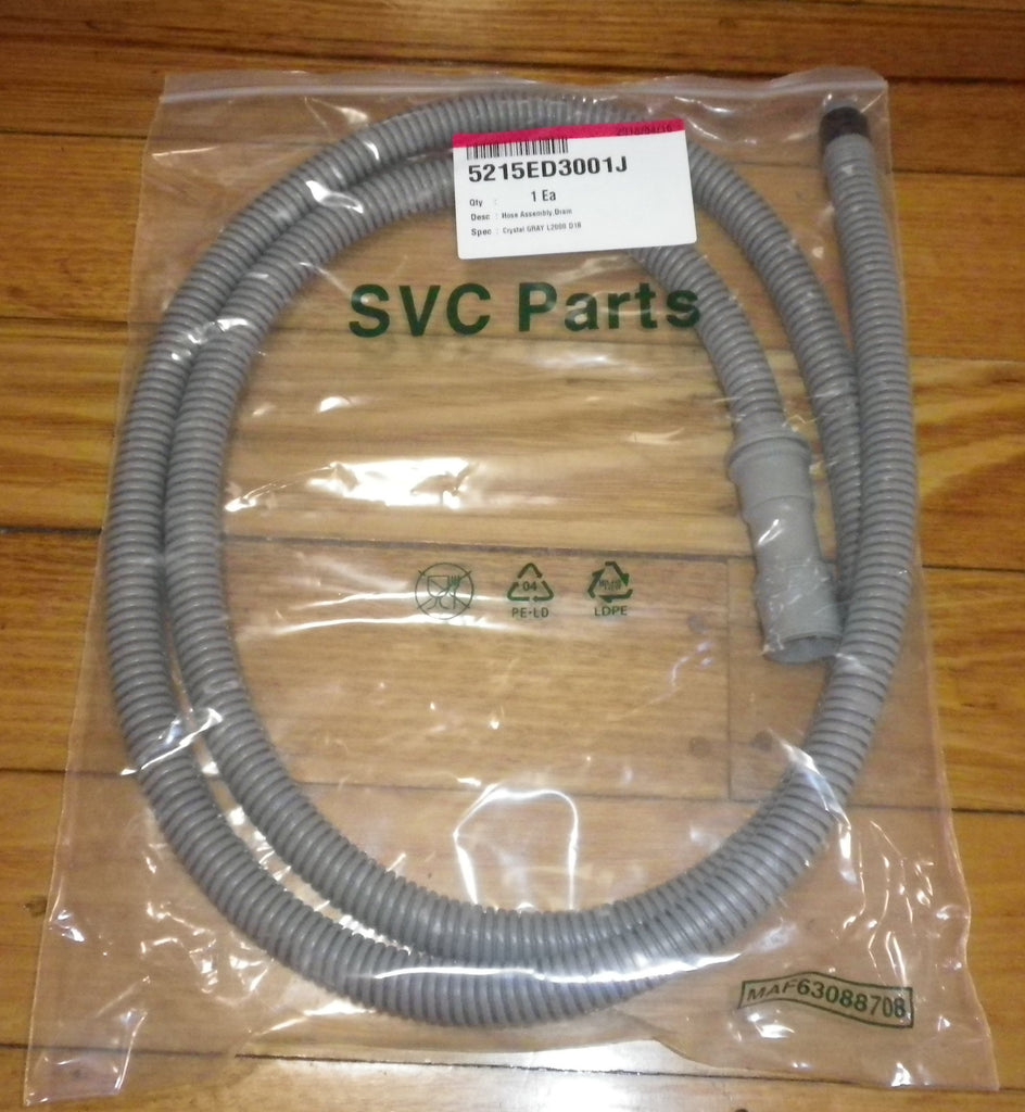 LG 2.0metre Dishwasher Outlet Hose Part 5215ED3001J Allfix Electrical