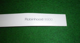 Robinhood 9300 800mm Rangehood White Front Panel Decal - Part # 6233