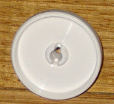 SMEG Dishwasher White Lower Basket Wheel - Part # 697410204
