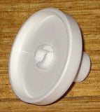 SMEG Dishwasher White Lower Basket Wheel - Part # 697410204