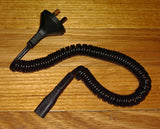 Braun Curly Shaver AC Power Lead with 2pin Australian Plug - Part # 7002225