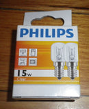 Philips Appliance Globe 15Watt SES E14 Miniature Pilot (Pkt 2) - Part # 754716