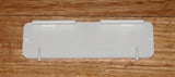 SMEG Dishwasher White Handle Flap - Part No. 762172037