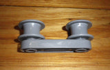 SMEG Dishwasher LH Grey Upper Basket Rail Guide Roller Assy - Part # 698412505