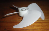 Genuine Westinghouse 10cm Plastic CW Fan 3mm Mount & 4 Blades - Part # 8116996029
