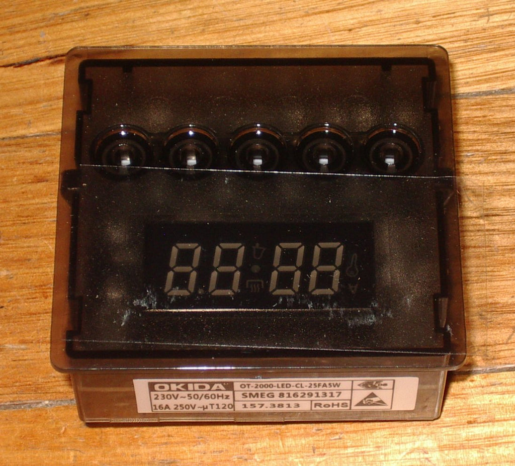 Smeg SA9066X 90cm Oven Clock Programmer Timer Module - Part # 81629131 ...