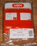 Vax Genuine Cygnus, Maxim, Vitality Hepa Filter Pack - Part No. 90755