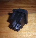 Universal DPST Green Illuminated Mains Rocker Switch with Rubber Boot - Part # A310A
